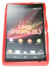 Силиконов гръб ТПУ за Sony Xperia ZL L35h Червен