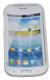 Силиконов гръб ТПУ за Samsung S7572 Galaxy Trend II Duos Бял