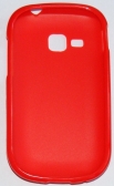 Силиконов гръб ТПУ за Samsung S5292 Rex 90 Червен