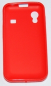 Силиконов гръб ТПУ за Samsung S5830 Galaxy Ace Червен