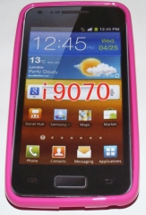 Силиконов гръб ТПУ за Samsung I9070 Galaxy S Advance Розов