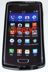 Силиконов гръб ТПУ за Samsung S8600 Wave 3 Черен