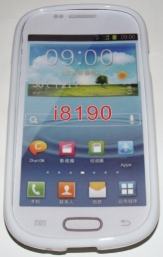 Силиконов гръб ТПУ за Samsung I8190 Galaxy S III mini Бял