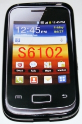 Силиконов гръб ТПУ за Samsung S6102 Galaxy Y Duos Черен