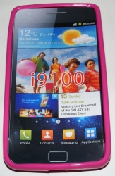Силиконов гръб ТПУ за Samsung I9100 Galaxy S II Розов