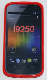 Силиконов гръб ТПУ за Samsung I9250 Galaxy Nexus Червен