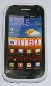 Силиконов гръб ТПУ за Samsung I8160 Galaxy Ace 2 Бял