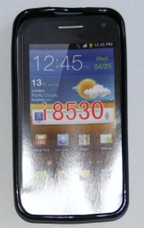 Силиконов гръб ТПУ за Samsung I8530 Galaxy Beam Черен