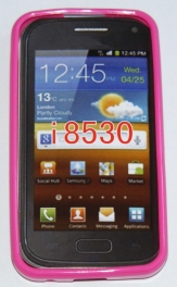 Силиконов гръб ТПУ за Samsung I8530 Galaxy Beam Розов