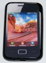Силиконов гръб ТПУ за Samsung S5222 Star 3 Duos Черен