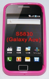 Силиконов гръб ТПУ за Samsung S5830 Galaxy Ace Розов