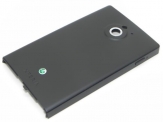 Заден капак за Sony Xperia sola MT27i Черен