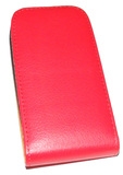 Кожен калъф Flip за HTC Desire X T328E Червен