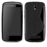 Силиконов гръб S-Line за HTC Desire 500 Черен