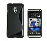 Силиконов гърб S-Line за HTC Desire 700 Черен