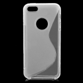Силиконов гръб ТПУ S-Line за Apple iPhone 5/5S Бял