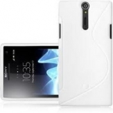 Силиконов гръб ТПУ S-Line за Sony Xperia S Бял