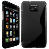 Силиконов гръб ТПУ S-Line за Samsung i9100 Galaxy S2 Черен