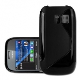 Силиконов гръб ТПУ S-Line за Nokia Asha 302 Черен