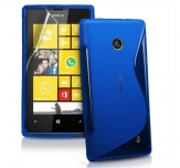 Силиконов гръб ТПУ S-Line за Nokia Lumia 625 Син