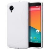 Силиконов гръб ТПУ S-Line за LG Nexus 5 Бял