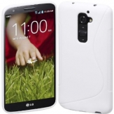 Силиконов гръб ТПУ S-Line за LG Optimus G2 Бял