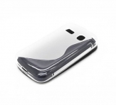 Силиконов гръб S-Line за Alcatel One Touch Pop C3 Бял