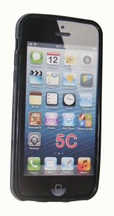 Силиконов гръб ТПУ за Apple iPhone 5C Черен