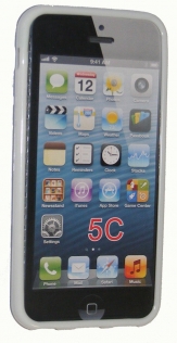 Силиконов гръб ТПУ за Apple iPhone 5C Бял
