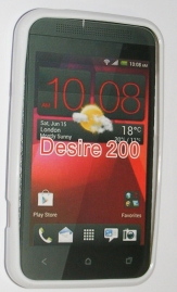 Силиконов гръб ТПУ за HTC Desire 200 Бял