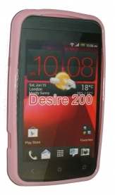 Силиконов гръб ТПУ за HTC Desire 200 Розов