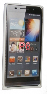 Силиконов гръб ТПУ за Huawei Ascend P6 Бял