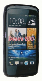 Силиконов гръб ТПУ за HTC Desire 500 Черен