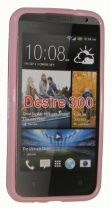 Силиконов гръб ТПУ за HTC Desire 300 Розов
