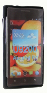 Силиконов гръб ТПУ за Huawei Ascend P1 Черен
