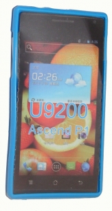 Силиконов гръб ТПУ за Huawei Ascend P1 Син