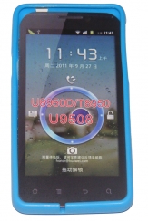 Силиконов гръб ТПУ за Huawei Ascend G600 Син