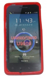 Силиконов гръб ТПУ за Huawei Ascend G600 Червен