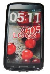 Силиконов гръб ТПУ за LG G2 D802 Черен