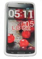 Силиконов гръб ТПУ за LG G2 D802 Бял