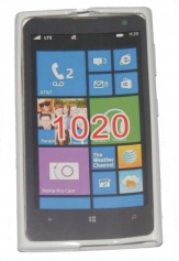 Силиконов гръб ТПУ за Nokia Lumia 1020 Бял