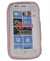 Силиконов гръб ТПУ за Nokia Lumia 710 Розов
