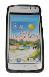 Силиконов гръб ТПУ за Huawei Ascend G600 Черен