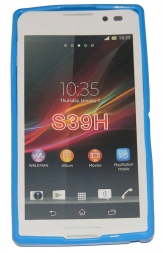 Силиконов гръб ТПУ за Sony Xperia C S39H Син