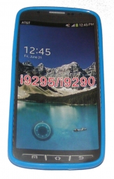 Силиконов гръб ТПУ за Samsung I9295 Galaxy S 4 Active Син