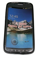 Силиконов гръб ТПУ за Samsung I9295 Galaxy S 4 Active Черен