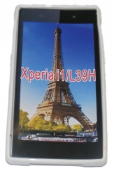 Силиконов гръб ТПУ за Sony Xperia Z1 L39H Бял