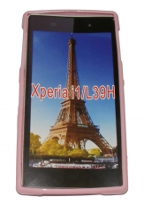 Силиконов гръб ТПУ за Sony Xperia Z1 L39H Розов
