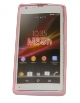 Силиконов гръб ТПУ за Sony Xperia SP M35h Розов