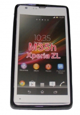 Силиконов гръб ТПУ за Sony Xperia SP M35H Черен